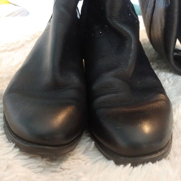 Sam Adelman Womens Black Tall Soft Penny Leather Boots 8 - Picture 5 of 7